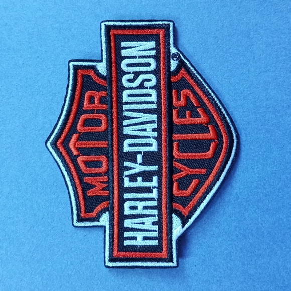 Harley-Davidson Motor Cycles Iron On Patch - Picture 1 of 7